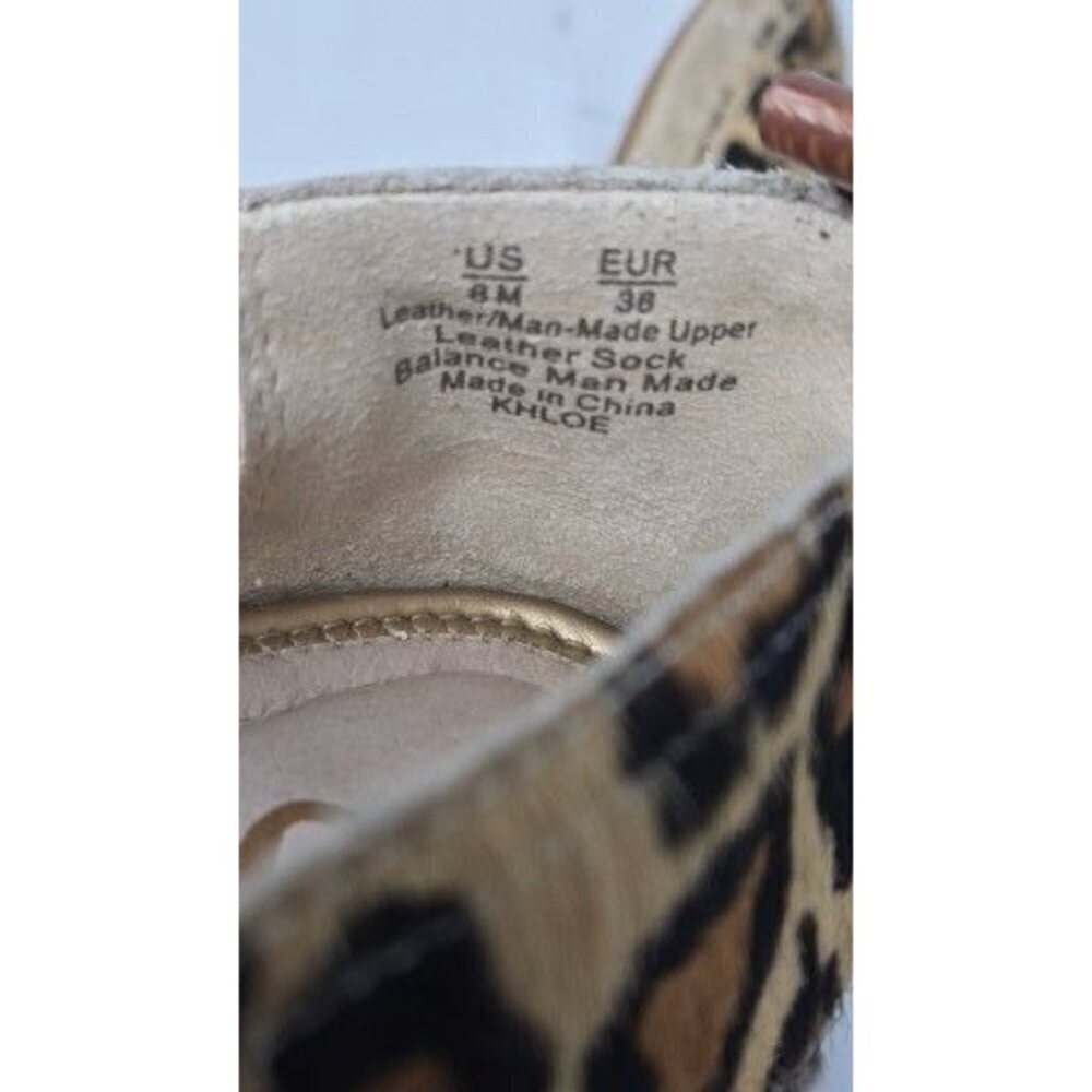 Sam Edelman KHOLE Women's Slip On Shoe multicolor animal Print Fur Size 8 M - Picture 10 of 11